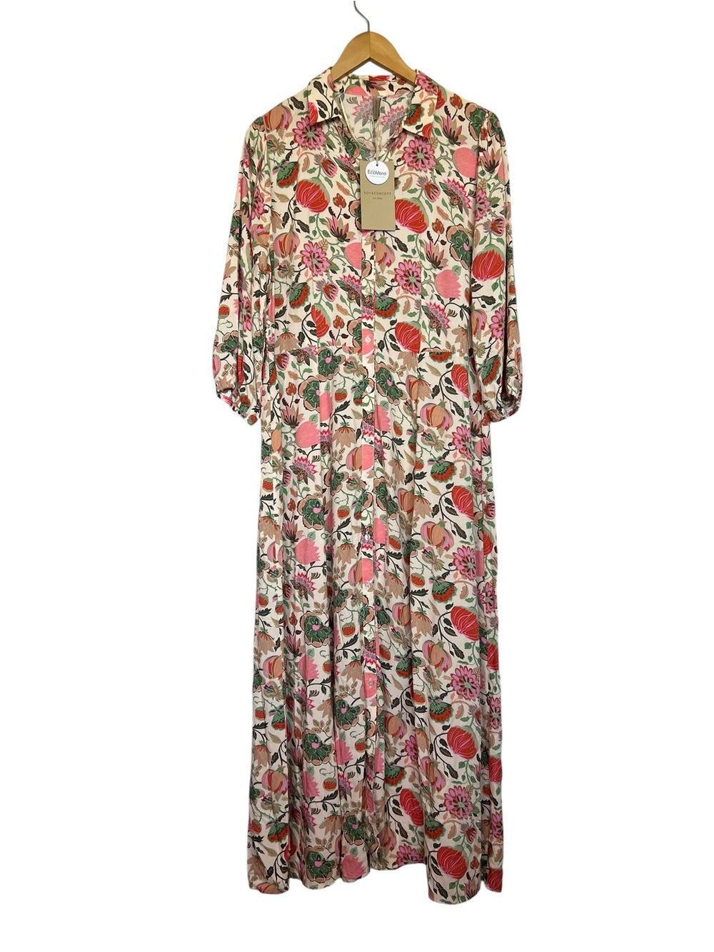 Soyaconcepts NWT Women’s Large “Sammy” Floral Print Maxi Dress